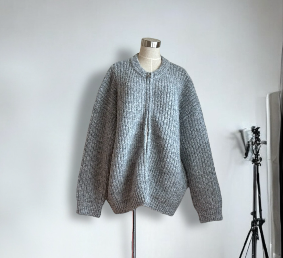 cozy knit cardigan
