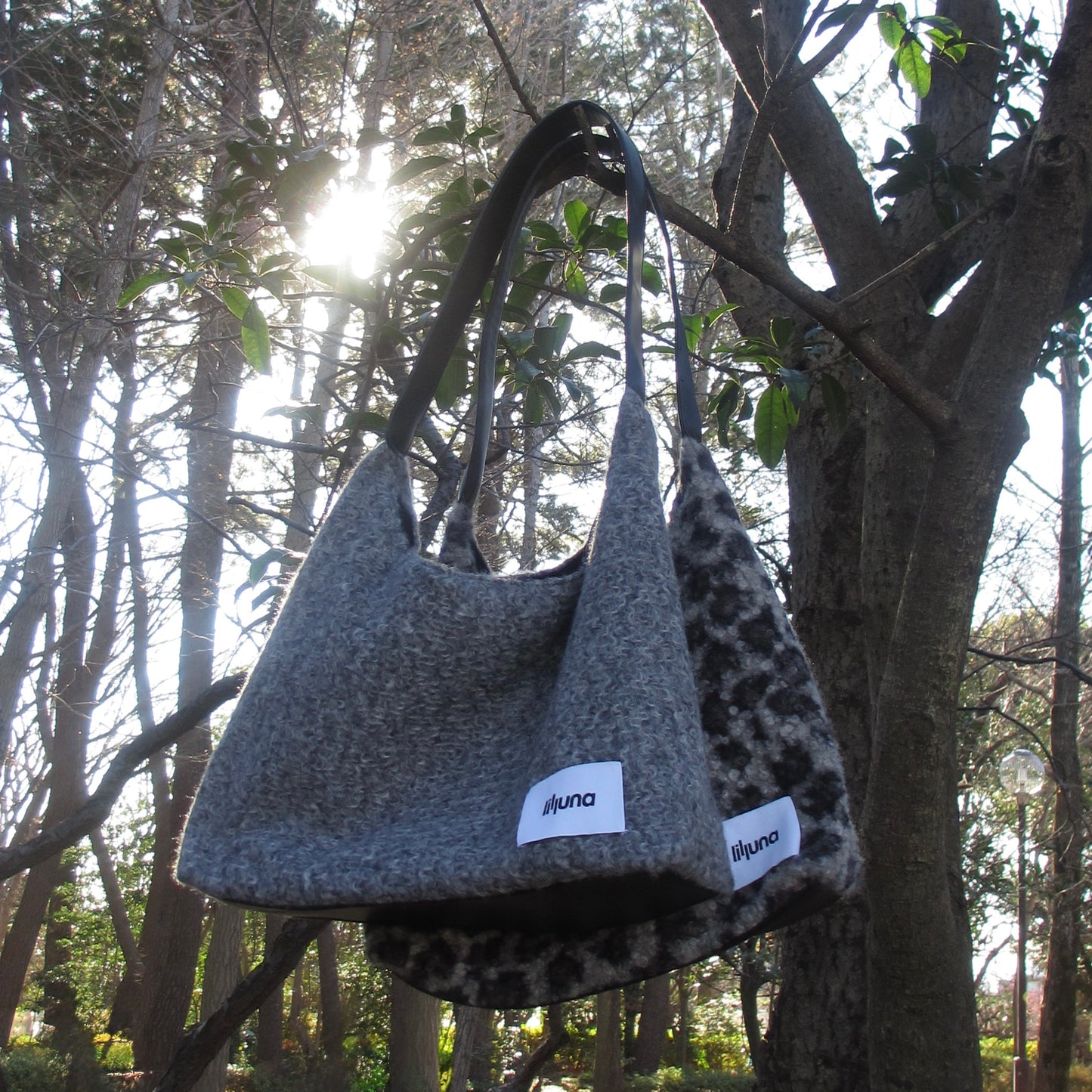 gray easy pocket bag