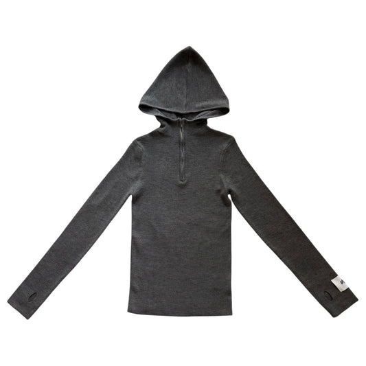 half zip hoodie sweater