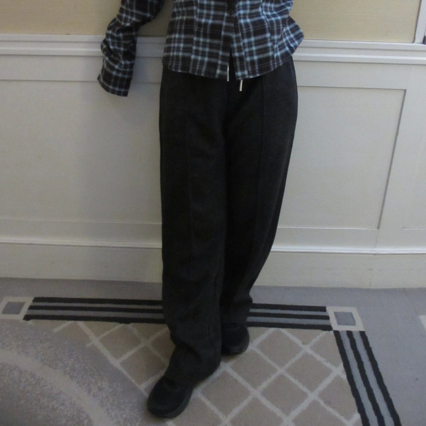 herringbone relax pants