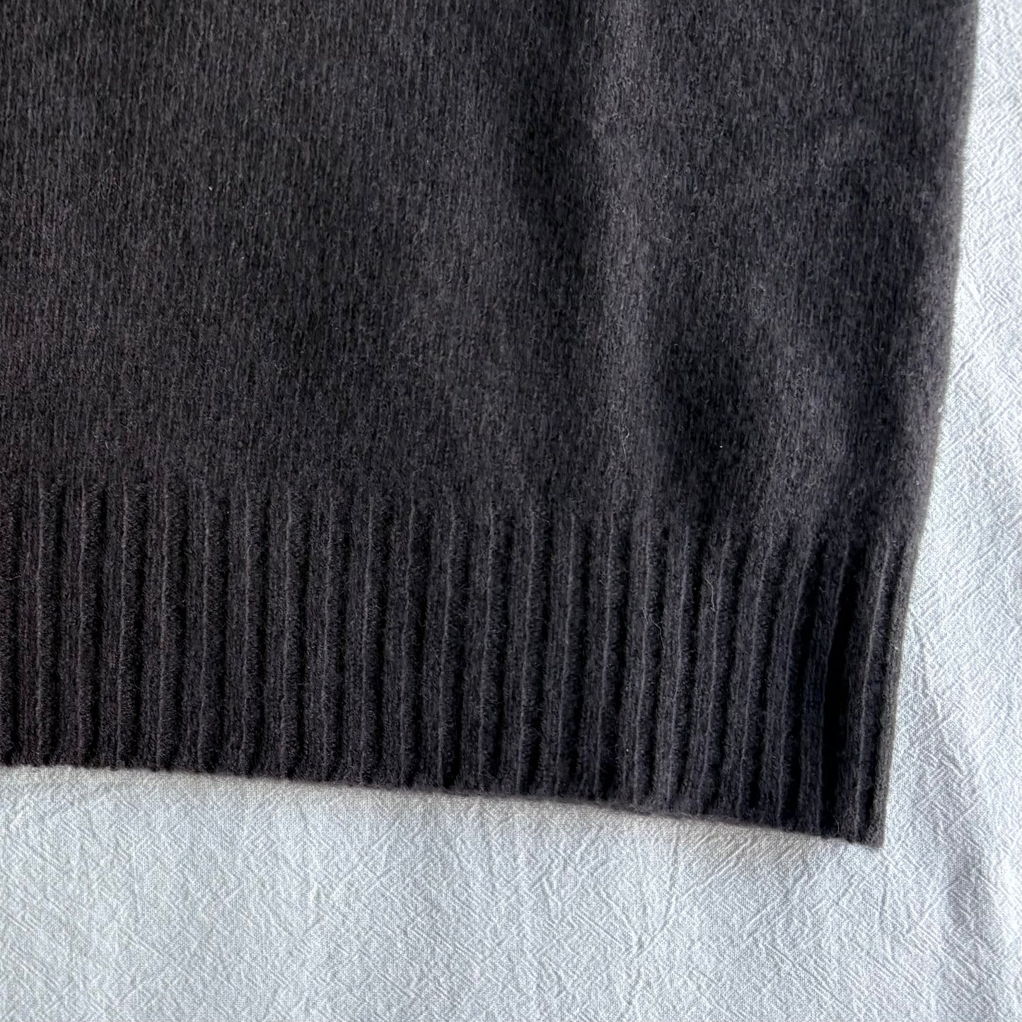 wool hoodie knit