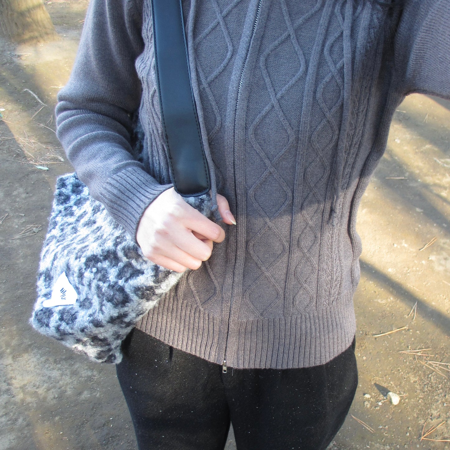 leopard easy pocket bag