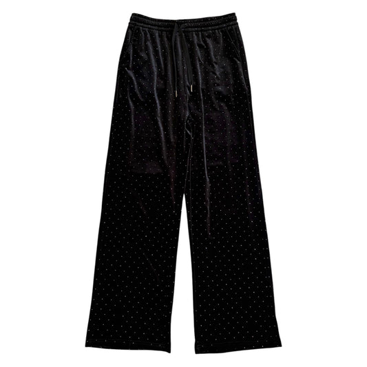 aurora stone velvet relax pants