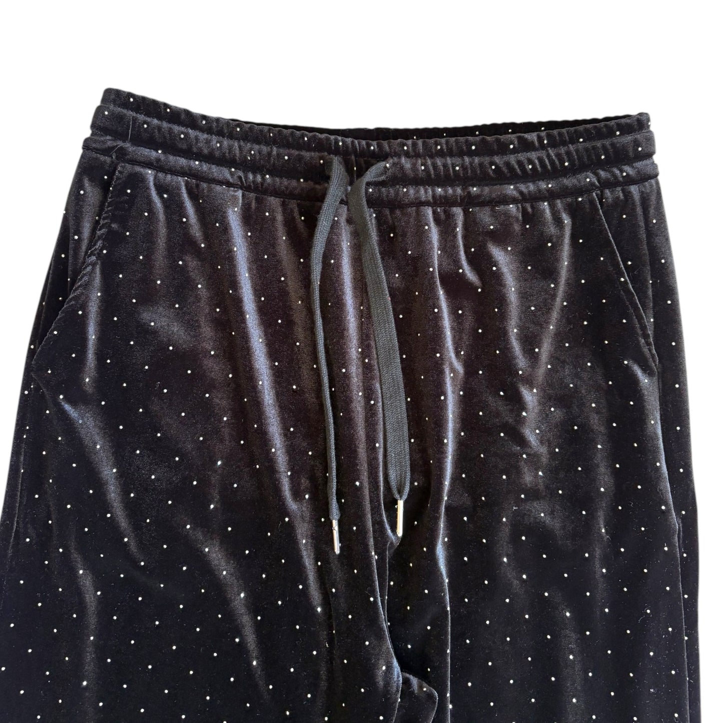 aurora stone velvet relax pants