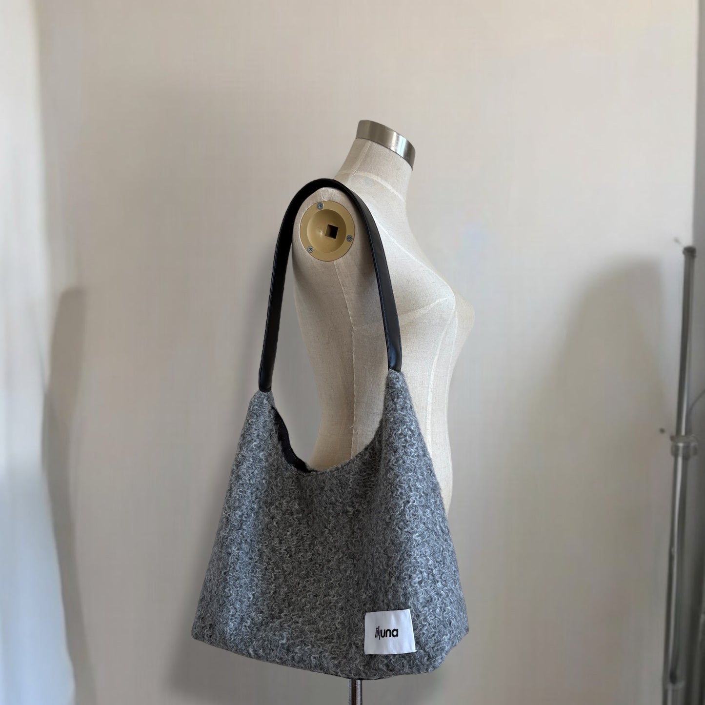 gray easy pocket bag