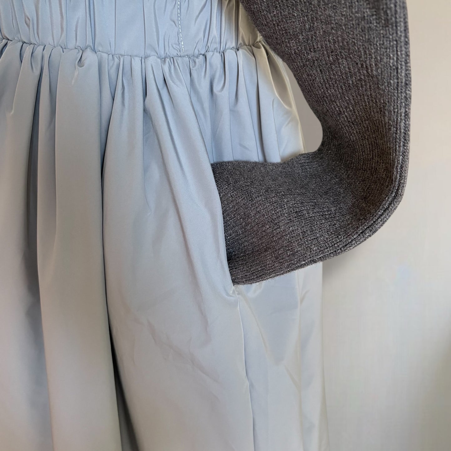 gray umbrella skirt
