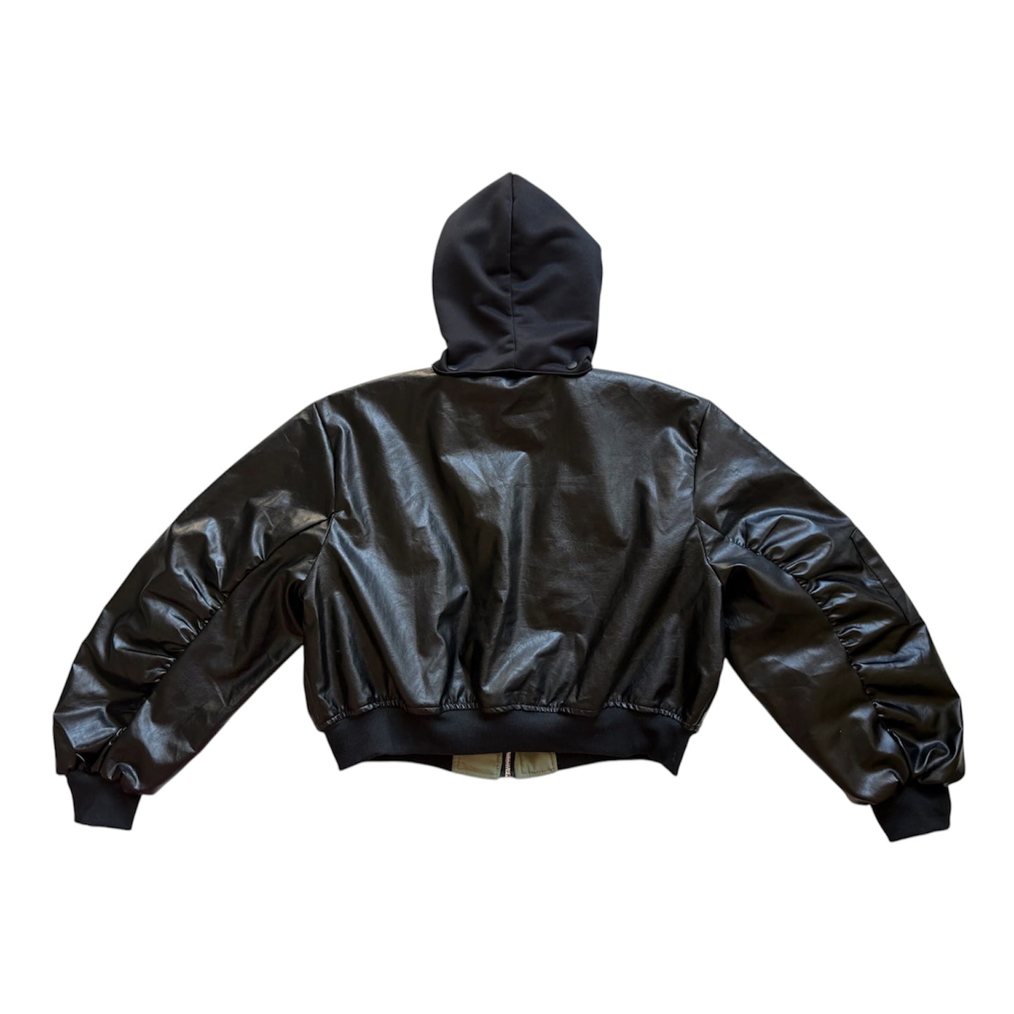 loose leather jakcet