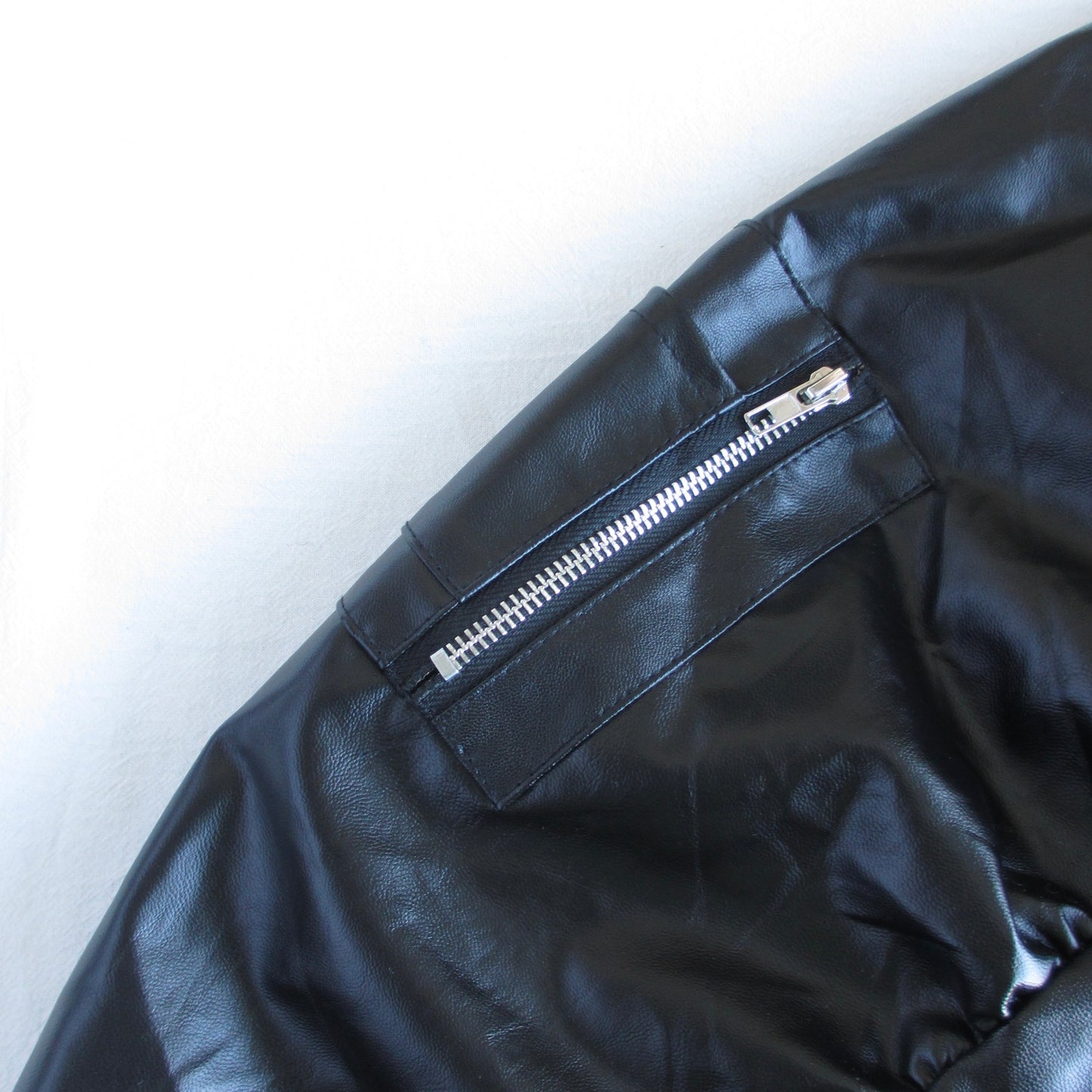 loose leather jakcet